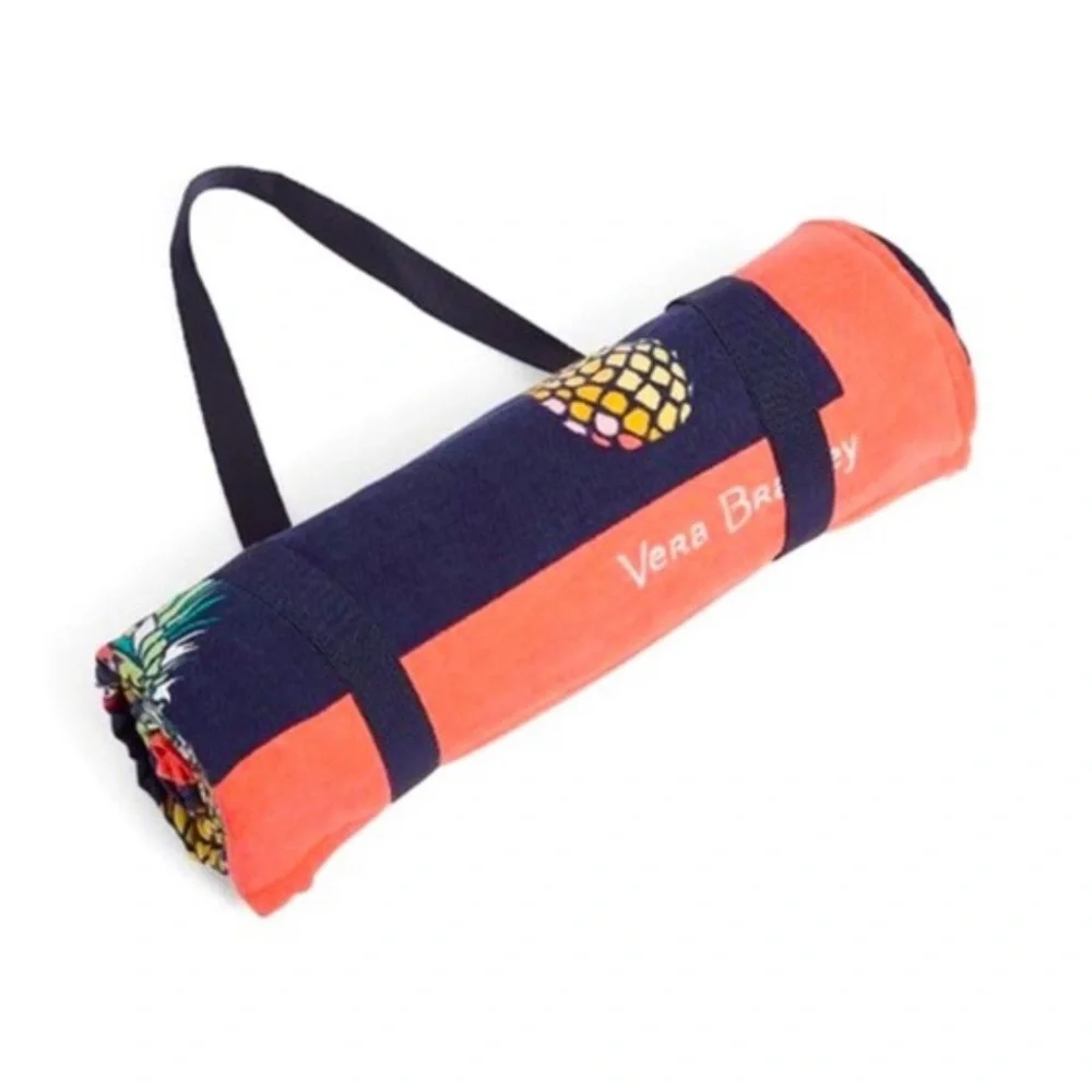 Vera Bradley toucan Party beach blanket NWT